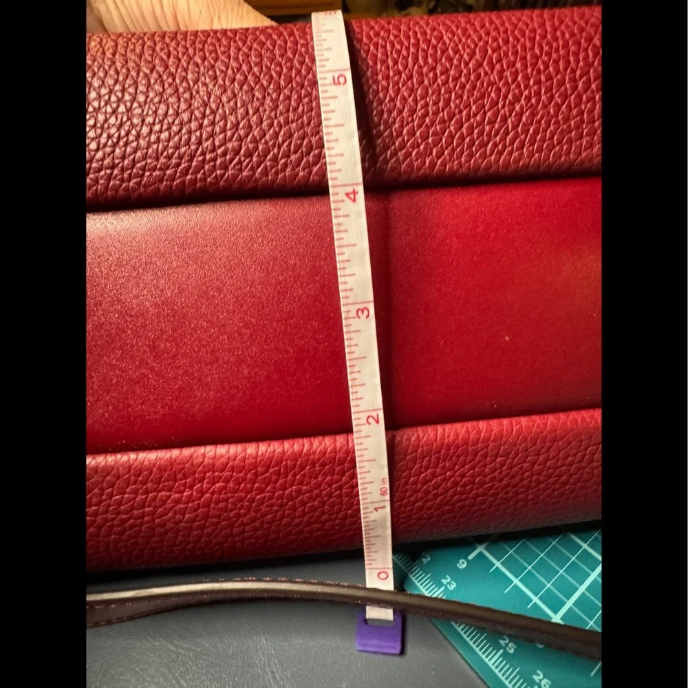 Michael Kors Cherry Red Satchel - Picture 14 of 16